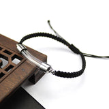 Stainless Steel Cremation Bracelet Glass Urn Bangle Memorial