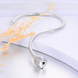 Tibetan Silver Snake Chain Bracelet Bangle 16-23cm LFH005