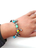 Stainless Steel Bracelet for Women Lucky Charm DIY Birthday Gift