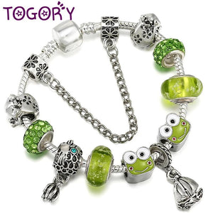 Summer Styles Frog Fish Sail Beads Charm Bracelets