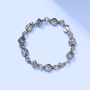 Stainless Steel Square Beads Bracelet for Men and Women