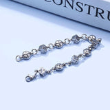 Stainless Steel Square Beads Bracelet for Men and Women
