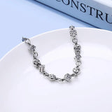Stainless Steel Square Beads Bracelet for Men and Women