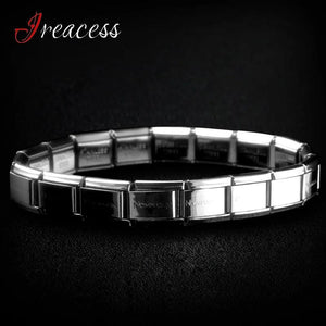 Stainless Steel Charm Bracelet for Women Men