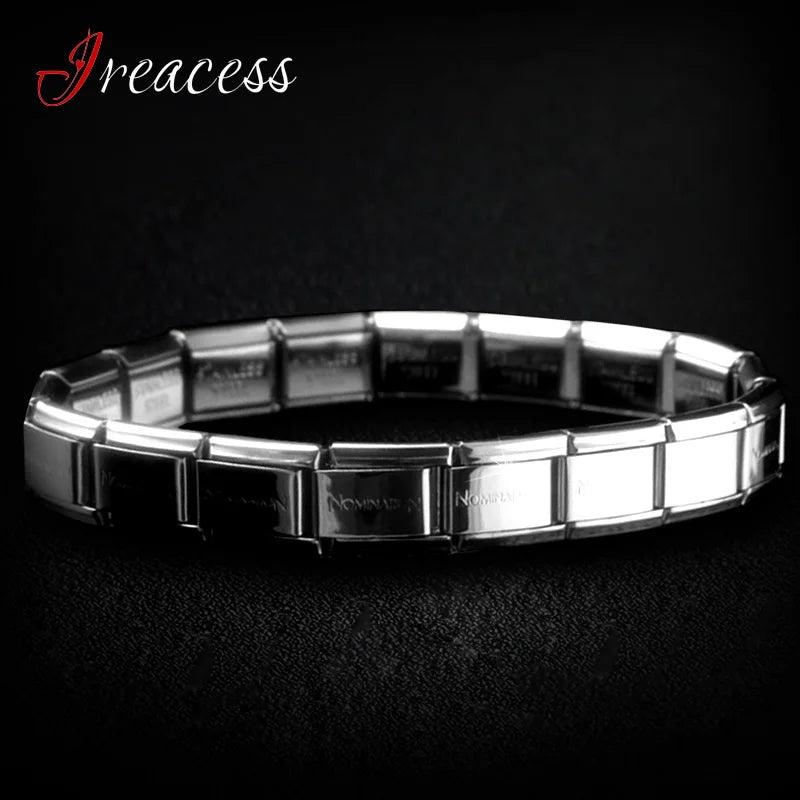 Stainless Steel Charm Bracelet for Women Men