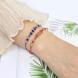 12pcs Heart Charm Bracelets Set for Women Girls, Braided Rope Wristband Anklets