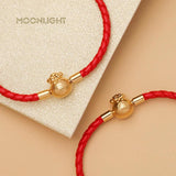 Gold Lucky Bag Charm Bracelet for Women