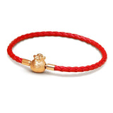 Gold Lucky Bag Charm Bracelet for Women