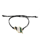 Syria Map Flag Charms Bracelet Syrians Rope Chain Jewelry