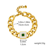 Vintage Eye Zircon Bracelet Gold-Plated Jewelry Gift