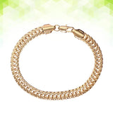Golden Hollow Stylish Women Bracelet Hand Chain Bangle