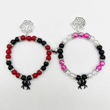 Halloween Spider Bracelet For Women Men Magnetic Heart Couple Bangle