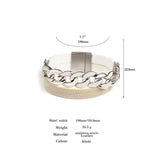 Punk Cuban Chain Leather Bracelet Men Women Multilayer Chain Wrap Bracelet