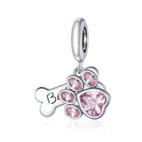 925 Sterling Silver Pet Animal Pendant Charm for DIY Jewelry