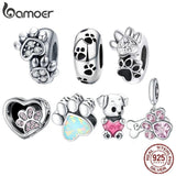 925 Sterling Silver Pet Animal Pendant Charm for DIY Jewelry