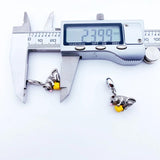 Mouse & Cheese Charms Pendant for Bracelet, 925 Sterling Silver Jewelry