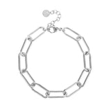 Women's Stainless Bead Chain Bracelet - Silver