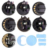 Cat Style Moon Shaped Silicone Storage Rack Mold