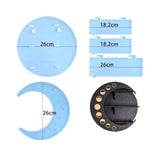 Cat Style Moon Shaped Silicone Storage Rack Mold