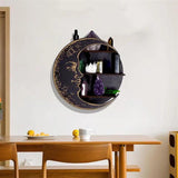 Cat Style Moon Shaped Silicone Storage Rack Mold
