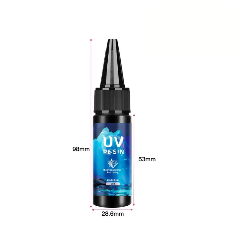 Citrine Crystal Clear UV Epoxy Resin Glue