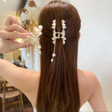 Retro Bell Orchid Flower Butterfly Fringe Hair Clip