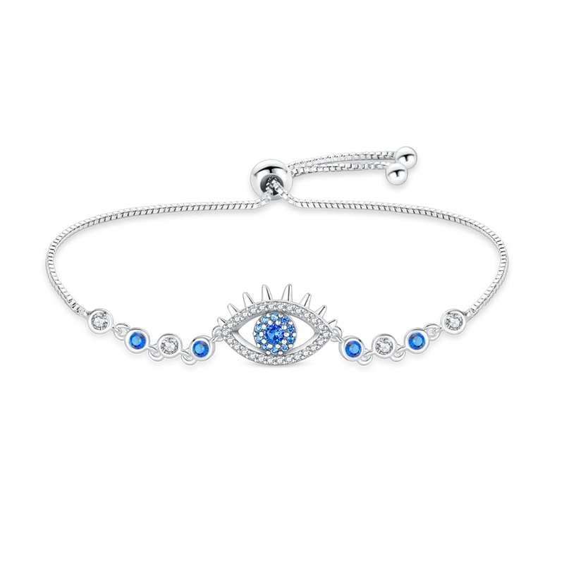 Women's Greek Evil Eye Bracelet, Personalized Gift