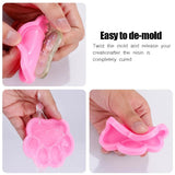 Heart Shape Keychain & Dog Paw Print Resin Molds for DIY Crafts