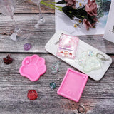 Heart Shape Keychain & Dog Paw Print Resin Molds for DIY Crafts