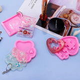 Heart Shape Keychain & Dog Paw Print Resin Molds for DIY Crafts