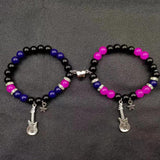 Heart Magnetic Matching Couple Bracelets Romantic Party Jewelry