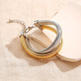 Thick Cross Bracelets for Women Chunky Hand Chains Jewelry