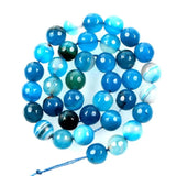 Faceted Veins Agates Charm Round Beads 4-12 MM