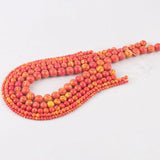 Orange Malachite Natural Stone Round Beads 4-12mm