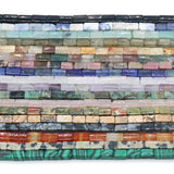 Rectangle Quartz Stone Beads for DIY Jewelry Making
