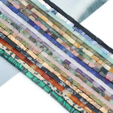 Rectangle Quartz Stone Beads for DIY Jewelry Making