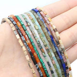 Rectangle Quartz Stone Beads for DIY Jewelry Making