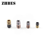 Geometric Zircon Hexagon Spacer Beads for Jewelry Making