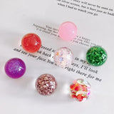 Colorful Christmas Resin Beads Tree Pendant Charm Material