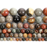 Ocean Stone Round Beads for Jewelry Making 4-12MM