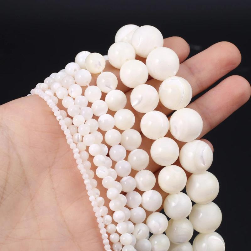 Trochus Shell Stone Beads for Jewelry Making DIY