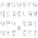 925 Silver Pendant Magnetic Living Memory Locket A-Z Charms Necklace