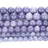 Natural Stone Beads Charm Lavender Beads Round Loose Spacer Bead 4-12MM