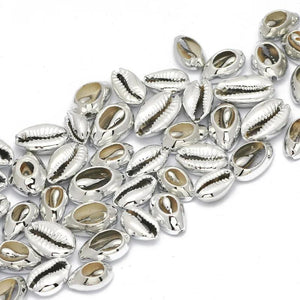 10-50pcs Mixed Oval Conch Shell Spacer Beads Jewelry Making DIY Charm