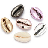 10-50pcs Mixed Oval Conch Shell Spacer Beads Jewelry Making DIY Charm