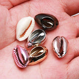 10-50pcs Mixed Oval Conch Shell Spacer Beads Jewelry Making DIY Charm