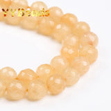 Yellow Aventurine Jaspers Stone Beads for DIY Jewelry Making