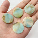 Labradorite Amazonite Charm Pendants for Jewelry Making DIY Necklace