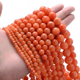 Chalcedony Jades Natural Stone Beads for DIY Jewelry Making 4/6/8/10/12mm