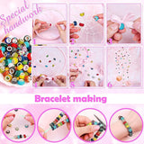 20pcs Silver Rhinestone European Beads Crystal Spacer Charm for DIY Bracelet
